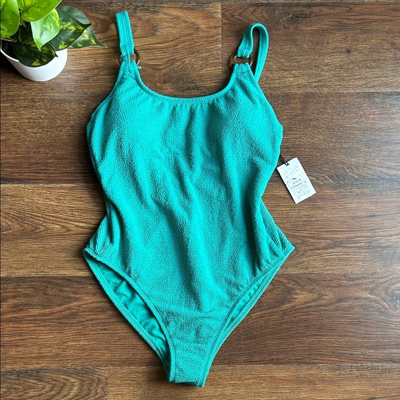 NWT Shade & Shore One Piece Swim Turquoise | Teal | One Piece Swimsuit | Beach - Picture 1 of 8